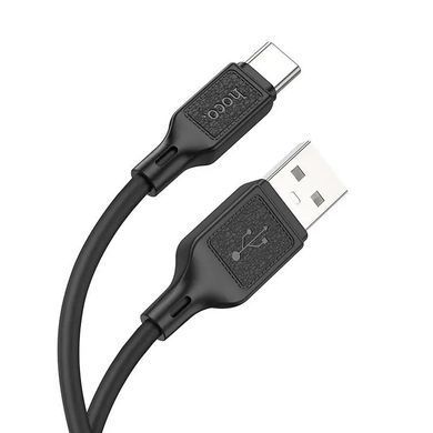 Кабель HOCO X90 Cool silicone charging data cable for Type-C Black (6931474788443) [803253]