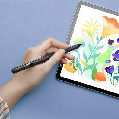 Стилус BOROFONE BG100 Universal active capacitive pen with digital display Black (6941991115950) [805253]