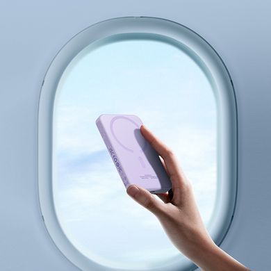 Зовнішній акумулятор Baseus Magnetic Mini Wireless Fast Charge Power Bank 5000mAh 20W Nebula Purple (P10022107513-00) [805547]