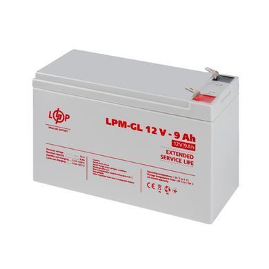 Акумулятор гелевий LPM-GL 12V - 9 Ah (LP6563) [900202]