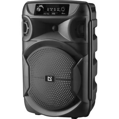 Акустична система 1.0 Boomer 12, 15Вт, Bluetooth/FM/USB/LED/AUX чорна (65412) [405138]