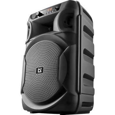 Акустична система 1.0 Boomer 12, 15Вт, Bluetooth/FM/USB/LED/AUX чорна (65412) [405138]