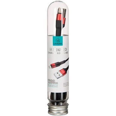 Кабель Usams US-SJ220 USB - Lightning (M/M), 1.2 м, Red (SJ220IP02) [617647]