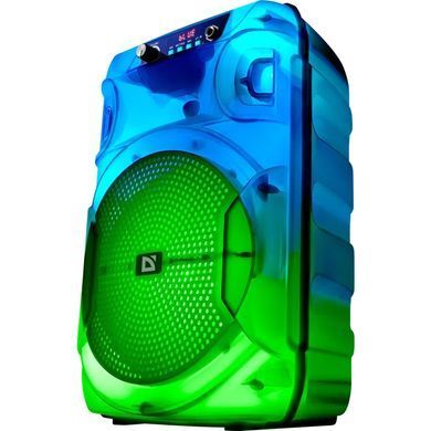 Акустична система 1.0 Boomer 12, 15Вт, Bluetooth/FM/USB/LED/AUX чорна (65412) [405138]