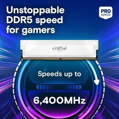 Набір з двох модулів пам'яті 64GB DDR5-6000 K2 PRO OC CRUCIAL (CP2K32G60C40U5W) [504032]