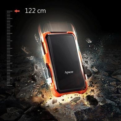 Зовнішній жорсткий диск PHD External 2.5'' Apacer USB 3.1 AC630 1TB Orange (color box) (AP1TBAC630T-1) [803165]