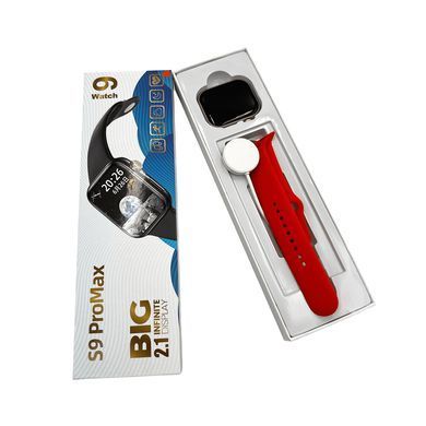 Смарт-годинник BIG S9 Pro Max 45mm. IP65. 230 mAh. Orange (BIGS9POrange) [802718]