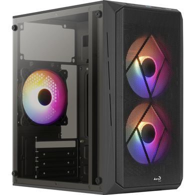 Корпус AeroCool CS-107-A-BK-v2 Black 600W (ACCX-PC14002.11) [608785]