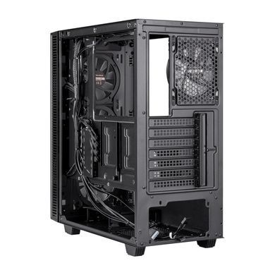 Корпус Prologix E123 Tempered Glass&Mesh Black (E123 Black) [615679]