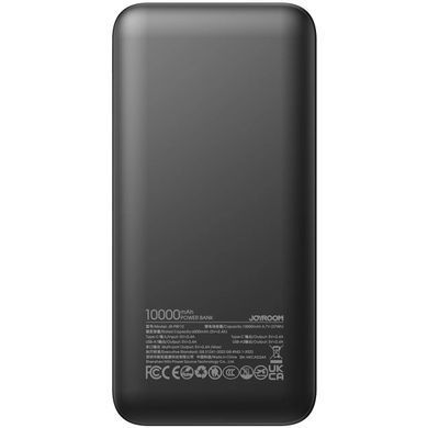 УМБ Joyroom 10000mAh 12W 2xUSB-A, USB-C In/Out, Black (JR-PBF12) (6956116713256) [404941]