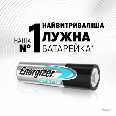 Батарейка Energizer LR3/AAA Max Plus Alkaline (4шт) (7638900437461) [806127]