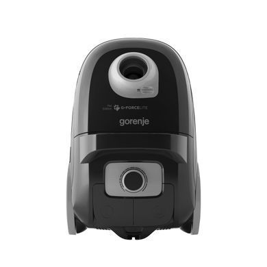 Пилосос Gorenje мішковий, 700Вт, 3л, HEPA, щітка Xpand Zone, телескоп, чорний (VCEA28GLBK) [105576]