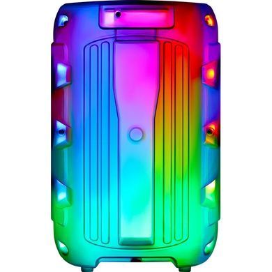 Акустична система 1.0 Boomer 12, 15Вт, Bluetooth/FM/USB/LED/AUX чорна (65412) [405138]