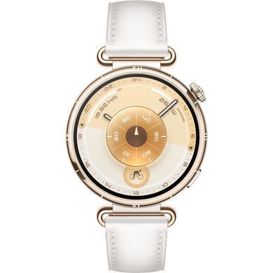 Смарт-годинник Huawei Watch GT 6 41mm Gold with White Composite Leather Strap (55020FTN) [620009]