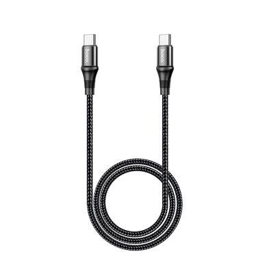 Кабель HOCO X50 Type-C to Type-C Exquisito 100W charging data cable(L=1M) Black (6931474734259) [802440]