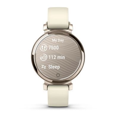 Смарт-годинник Garmin Lily 2 Cream Gold with Coconut Silicone Band (010-02839-20) [611355]