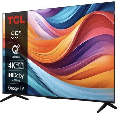 Телевізор 55" TCL QLED 4K 60Hz Smart Google TV Titan (55T7B) [102217]