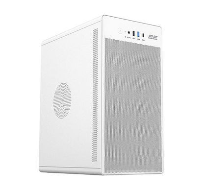 Комп'ютер персональний 2E Rational Intel i3-12100, 8Gb, F128GB+500GB, UMA, H610, 2E-V285W-400, Win11H+M365P1yr, білий (2E-PC-1829) [114809]