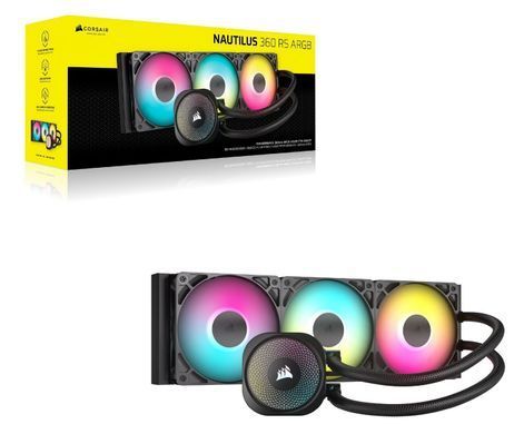 Система водяного охолодження Corsair Nautilus 360 RS ARGB (CW-9060093-WW) [615891]