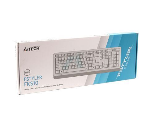 Клавіатура A4Tech Fstyler FKS10 White (FKS10 (White)) [605916]