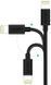 Кабель USB AM-Lightning M, 1.2 м, MFi 2.4A, чорний Choetech (IP0026) [402405], фото 3