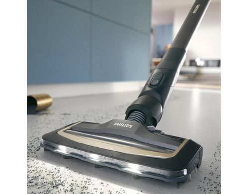 Пилосос Philips безпровідний AquaTrio, 9000 Series вологе прибирання, конт пил -0.42л, автон. робота до 25хв, PowerCyclone Aqua, турборежим, чорний (XW9463/10) [105724]