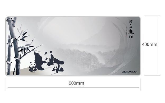 Ігрова поверхня Varmilo Panda, XL (900х400х3мм), сірий (ZDB004-01) [104218]