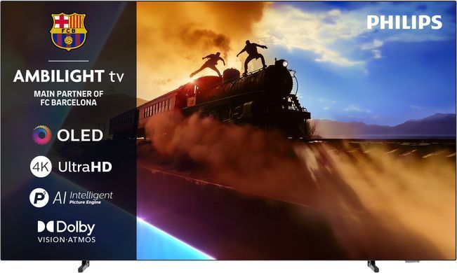 Телевізор 55" Philips OLED 4K 120Hz Smart Titan OS Black Ambilight (55OLED770/12) [111509]