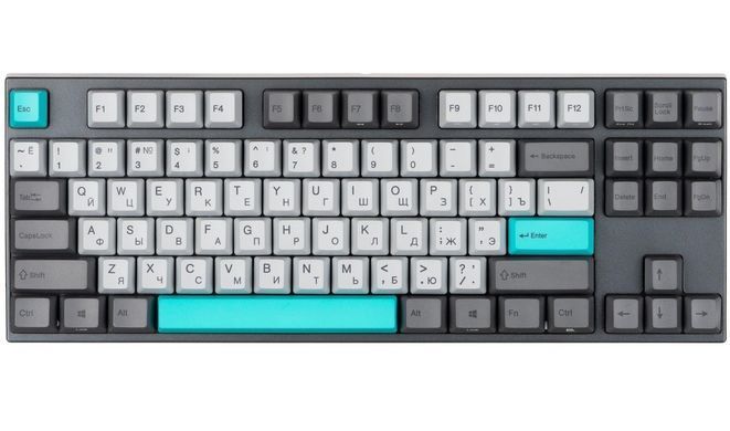 Клавіатура механічна Varmilo APT87 Moonlight, C-TK Red, WL/USB-A, White Led (A92A023D4A5A17A007) [110336]