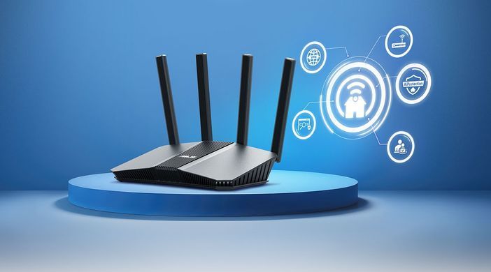 Маршрутизатор ASUS RT-BE55 BE3600 4xGE LAN, 2,5xGE WAN, MESH (90IG0A80-MO3C00) [112661]