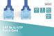 Патч-корд CAT 5e U-UTP, Cu, PVC AWG 26/7, довжина 0,5 м, колір синій DIGITUS by ASSMANN (DK-1511-005/B) [501784], фото 1