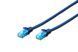 Патч-корд CAT 5e U-UTP, Cu, PVC AWG 26/7, довжина 5 м, колір синій DIGITUS by ASSMANN (DK-1511-050/B) [501738], фото 1