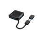 Хаб Hama USB-A/USB-С > 4xUSB-A3.2, 0.15м, чорний (00200116) [108801], фото 3