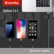 Кабель ColorWay USB - Lightning + micro USB + USB Type-C (M/M), 1.2 м, Dark Grey (CW-CBU3003-GR) [618683], фото 11