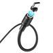 Кабель HOCO X52 USB to Type-C 3A, 1m, PVC, PVC connectors, magnetic, Black (6931474735546) [804346], фото 6
