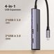 USB-хаб UGREEN 4-Port USB-C Hub (UGR-15395) [802752], фото 3