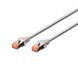 Патч-корд DIGITUS САТ 6 S-FTP, 1.5м, AWG 27/7, Cu, LSZH, сірий (DK-1644-015) [109756], фото 2