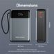 Універсальна мобільна батарея Vention 20000mAh PD, QC 3.0 Black (FHYB0) [615020], фото 3