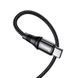 Кабель HOCO X50 Type-C to Type-C Exquisito 100W charging data cable(L=1M) Black (6931474734259) [802440], фото 3