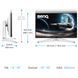 Монітор TFT 31.5" BenQ EX321UX, 4K UHD, IPS, 144Hz, HDMI, DP, USB- C, USB-hub, білий (9H.LM7LB.QBE) [400831], фото 9
