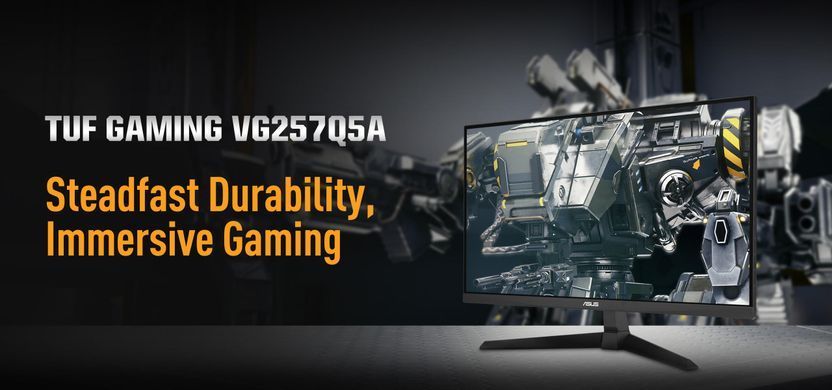 Монітор Asus 24.5" TUF Gaming VG257Q5A 2xHDMI, DP, MM, VA, 200Hz, 0.5ms, sRGB 125%, FreeSync (90LM0B40-B01B71) [111187]