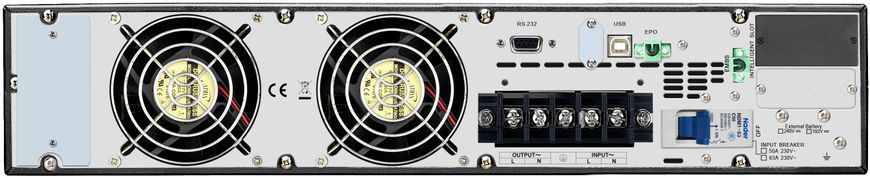 Джерело безперебійного живлення APC Easy UPS SRV 6000VA/6000W, RM 4U, LCD, USB, RS232, 6xC13, 1xC19 (SRV6KRIRK) [102920]