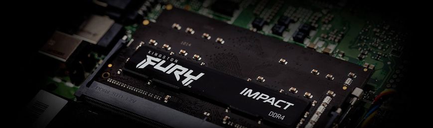 Пам'ять ноутбука Kingston DDR4 32GB KIT (16GBx2) 2666 FURY Impact (KF426S15IB1K2/32) [13767]