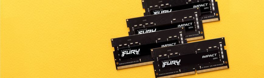 Пам'ять ноутбука Kingston DDR4 32GB KIT (16GBx2) 2666 FURY Impact (KF426S15IB1K2/32) [13767]