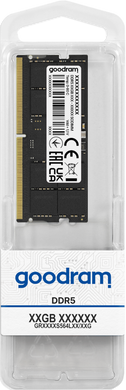 Модуль пам`яті SO-DIMM 32GB/5600 DDR5 Goodram (GR5600S564L46/32G) [615418]