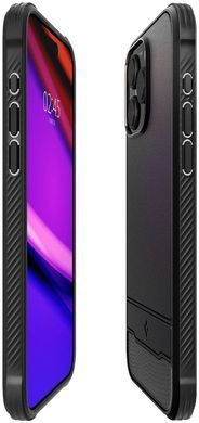 Чохол-накладка Spigen Rugged Armor MagFit для Apple iPhone 15 Pro Matte Black (ACS06703) [602176]