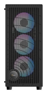 Корпус для комп'ютера ATX W/O PSU GAMMA C70 BK ARGB OCYPUS (GAMMA-C70-BKG400XX-GL) [502880]