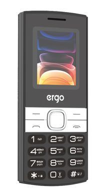 Мобiльний телефон Ergo B185 Dual Sim Black (B185 Black) [615571]