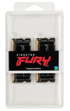 Модуль пам`ятi SO-DIMM DDR4 2x16GB/3200 Kingston Fury Impact (KF432S20IBK2/32) [606177]