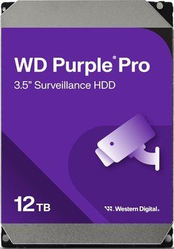 Жорсткий диск WD 12TB 3.5" 7200 512MB SATA Purple Pro Surveillance (WD122PURP) [109419]